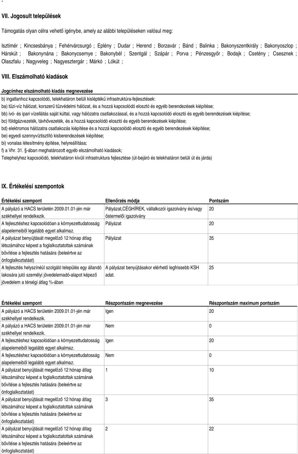 Nagyesztergár ; Márkó ; Lókút ; VIII.