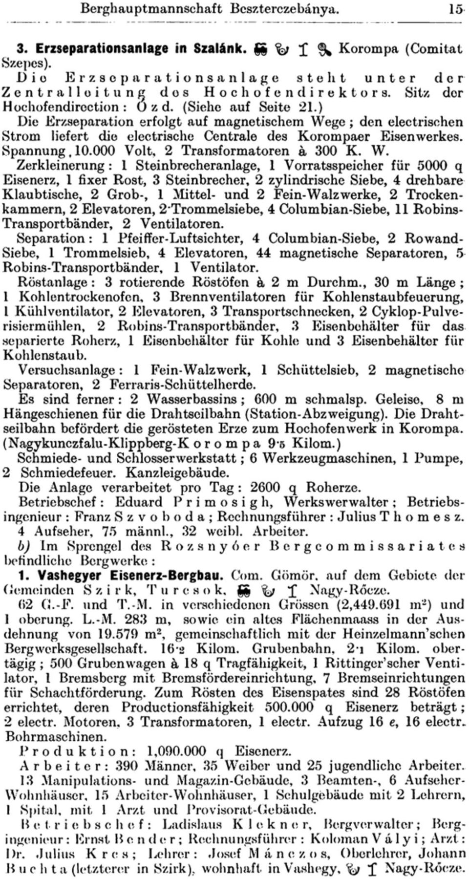 Spannung, 10.000 Volt, 2 Transformatoren á 300 K. W.
