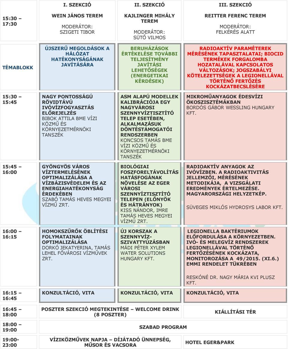 NAGY PONTOSSÁGÚ RÖVIDTÁVÚ IVÓVÍZFOGYASZTÁS ELŐREJELZÉS BIBOK ATTILA BME VÍZI KÖZMŰ ÉS KÖRNYEZETMÉRNÖKI TANSZÉK ASM ALAPÚ MODELLEK KALIBRÁCIÓJA EGY NAGYVÁROSI SZENNYVÍZTISZTÍTÓ TELEP ESETÉBEN,