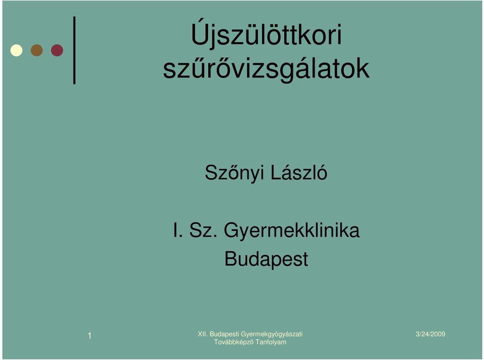 Szınyi László I. Sz.