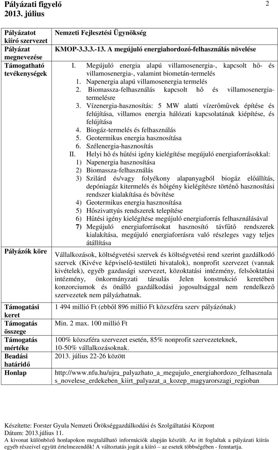 Biomassza-felhasználás kapcsolt hő és villamosenergiatermelésre 3.