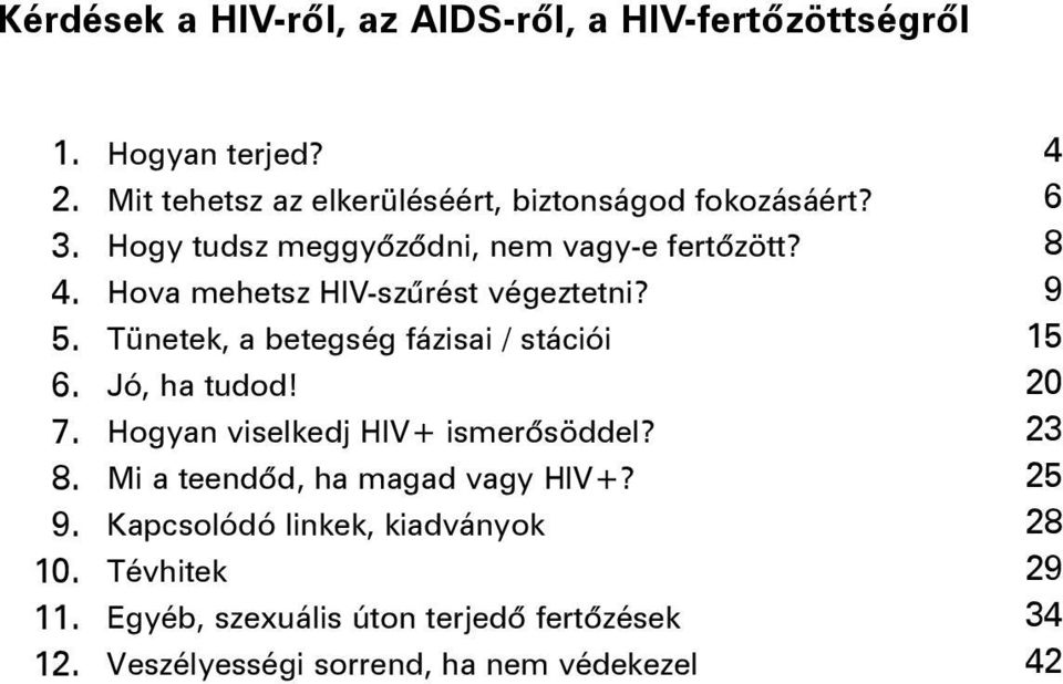 Hova mehetsz HIV-szûrést végeztetni? Tünetek, a betegség fázisai / stációi Jó, ha tudod! Hogyan viselkedj HIV+ ismerõsöddel?