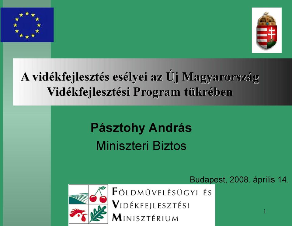 Program tükrében Pásztohy András