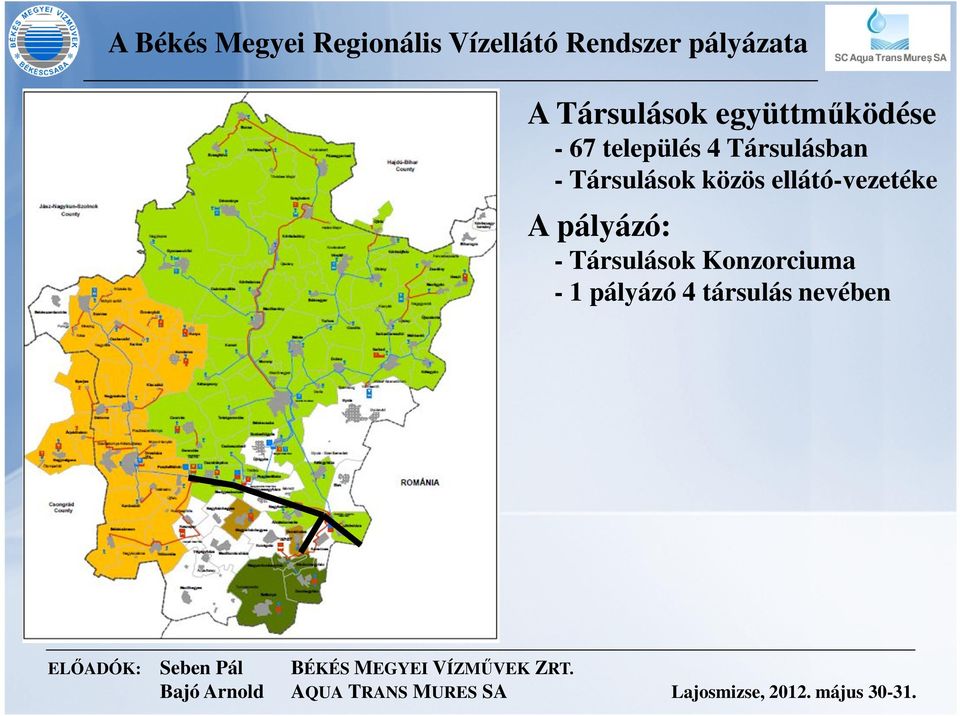4 Társulásban - Társulások közös ellátó-vezetéke A