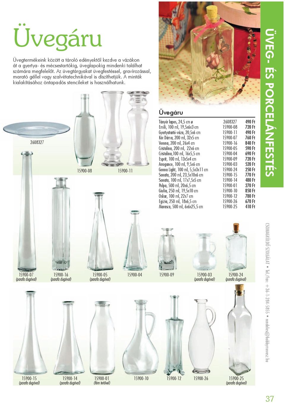 Hobbyművész katalógus üveg- és porcelánfestés - PDF Free Download