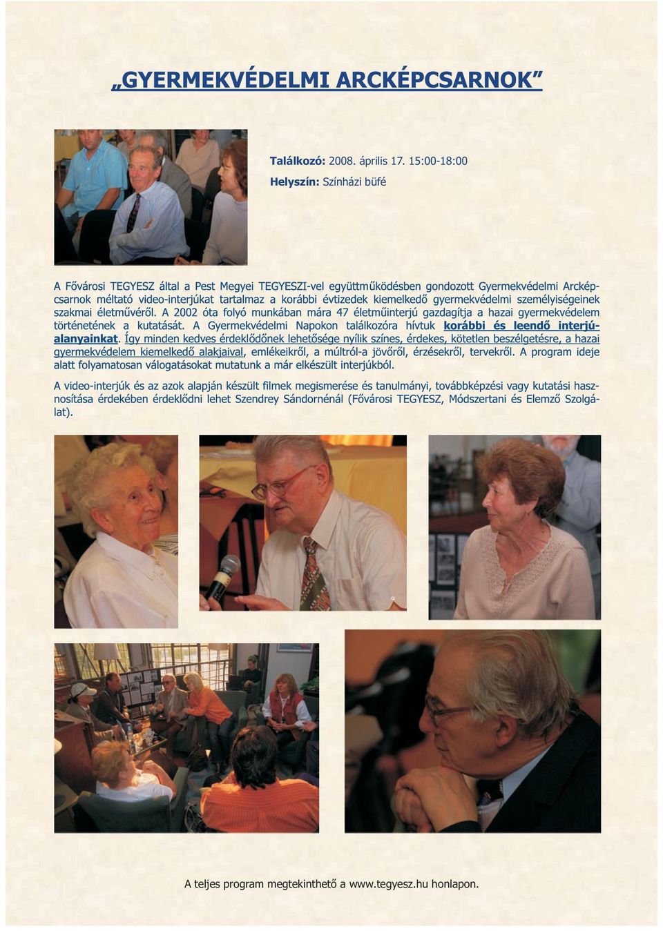 büfé A teljes program