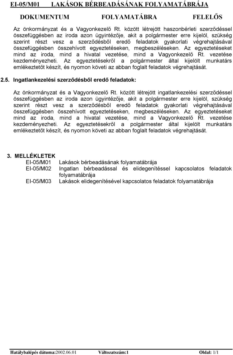 összefüggésbe összehívott egyeztetéseke, megbeszéléseke. Az egyeztetéseket md az roda, md a hvatal vezetése, md a Vagyokezelő Rt. vezetése kezdeméyezhet.