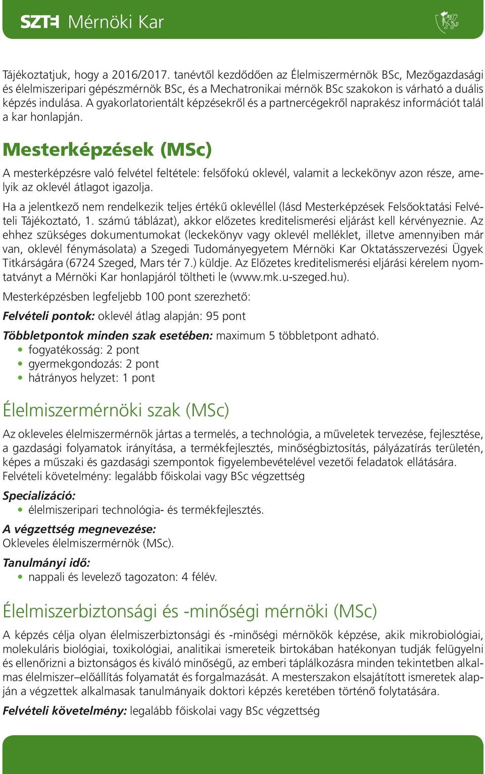 SZEGEDI TUDOMÁNYEGYETEM Mérnöki Kar 2016/17 - PDF Ingyenes letöltés