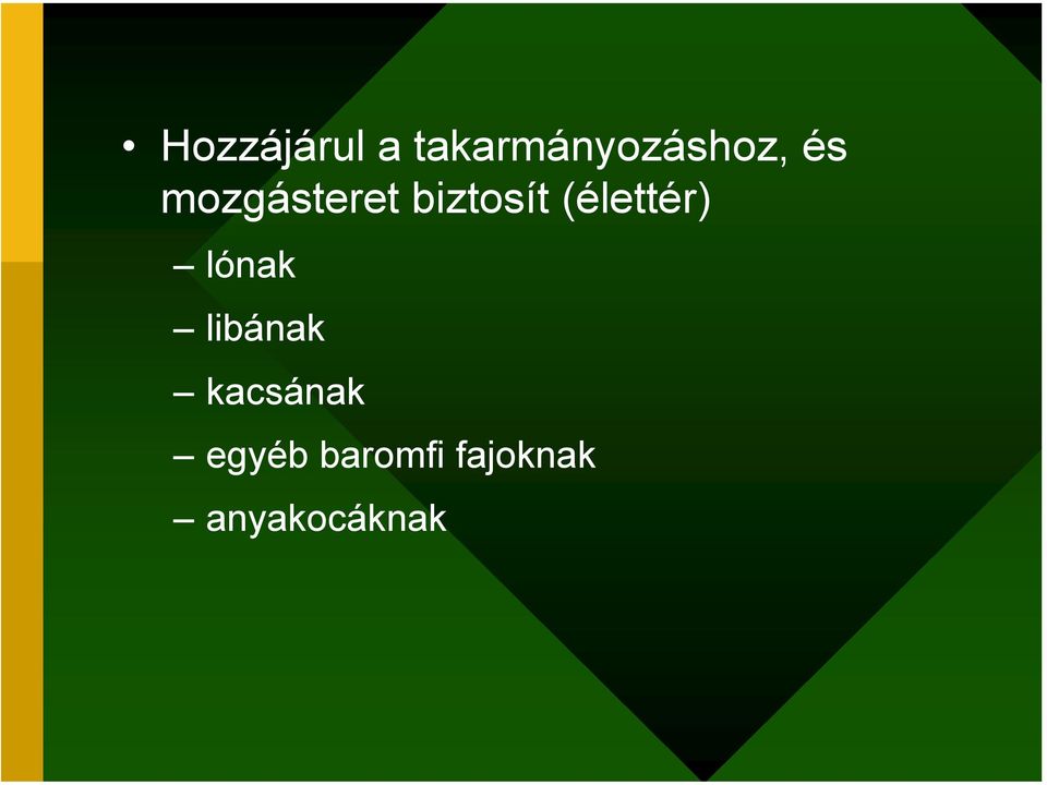(élettér) lónak libának