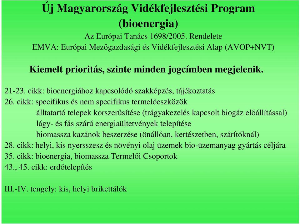 cikk: bioenergiához kapcsolódó szakképzés, tájékoztatás 26.