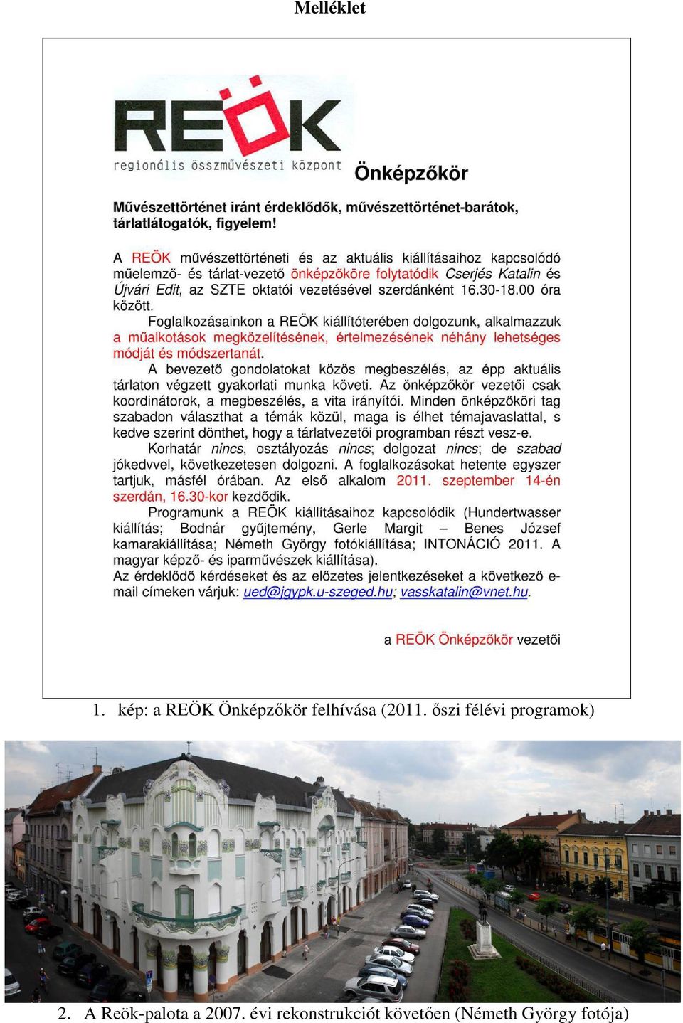 (2011. őszi félévi programok) 2.