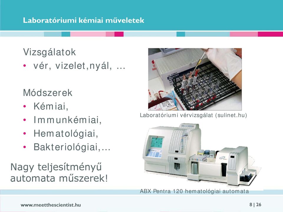 Laboratóriumi vérvizsgálat (sulinet.