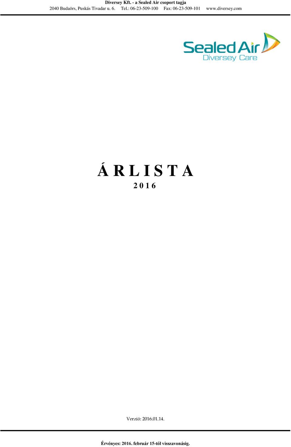Á R L I S T A 2 0 1