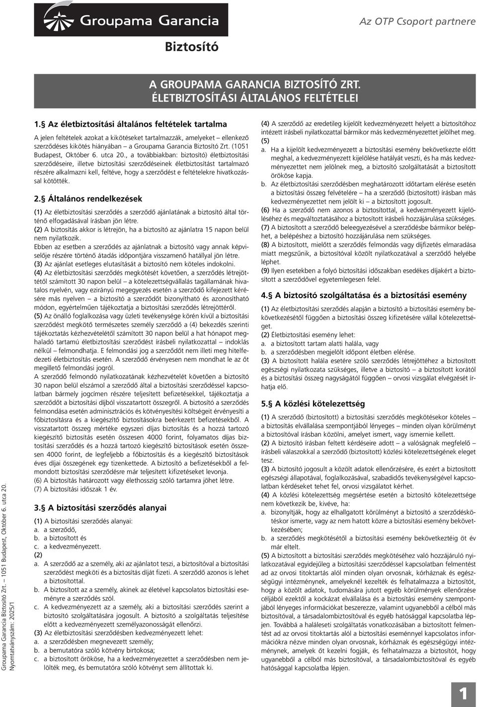(1051 Bu dapest, Október 6. utca 20.