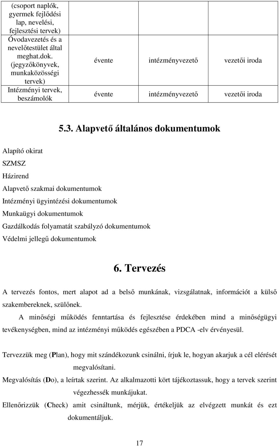 Alapvetı általános dokumentumok Alapító okirat SZMSZ Házirend Alapvetı szakmai dokumentumok Intézményi ügyintézési dokumentumok Munkaügyi dokumentumok Gazdálkodás folyamatát szabályzó dokumentumok