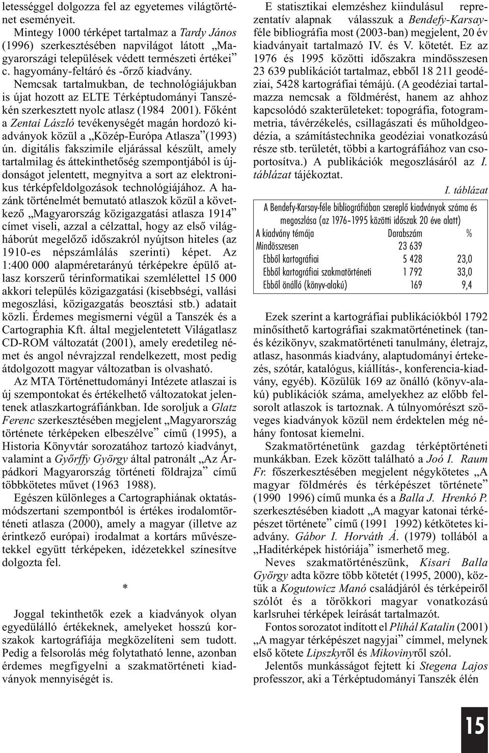 Nemcsak tartalmukban, de technológiájukban is újat hozott az ELTE Térképtudományi Tanszékén szerkesztett nyolc atlasz (1984 2001).