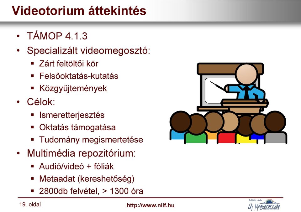 Közgyűjtemények Célok: Ismeretterjesztés Oktatás támogatása Tudomány