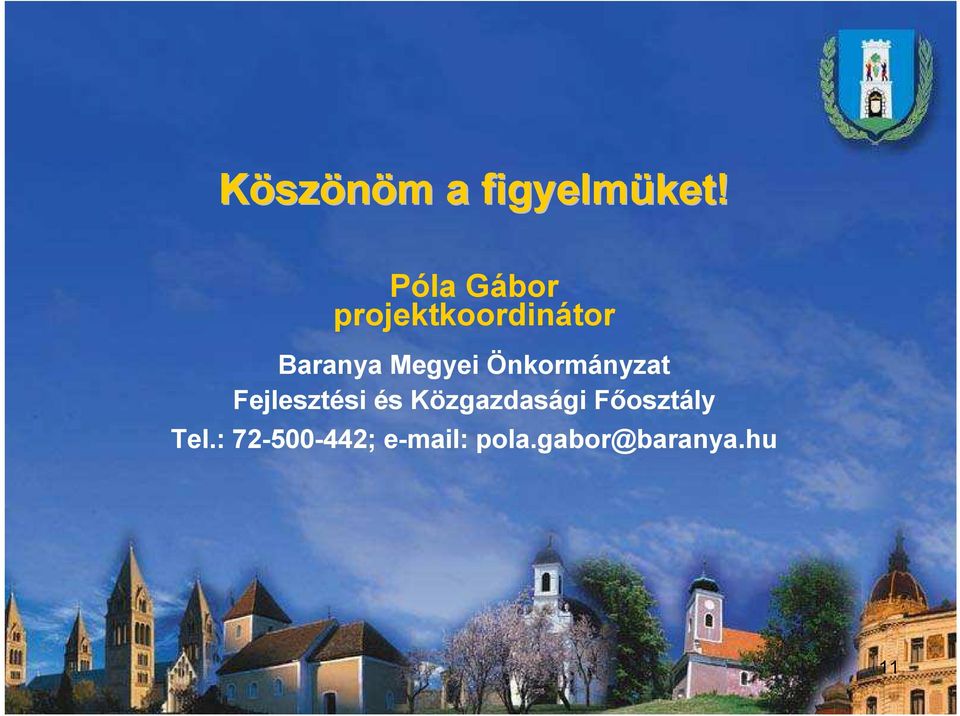 Megyei Önkormányzat Fejlesztési és