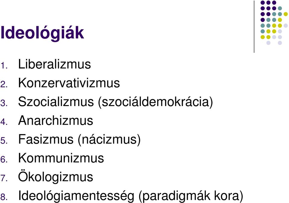 Szocializmus (szociáldemokrácia) 4.