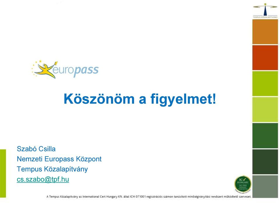 Europass Központ Tempus