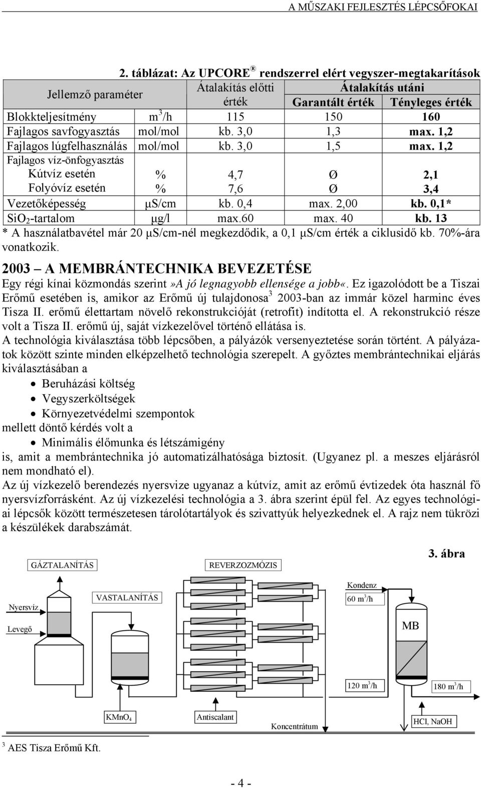 1,2 Fajlagos víz-önfogyasztás Kútvíz esetén Folyóvíz esetén % % 4,7 7,6 Ø Ø 2,1 3,4 Vezetőképesség µs/cm kb. 0,4 max. 2,00 kb. 0,1* SiO 2 -tartalom µg/l max.60 max. 40 kb.