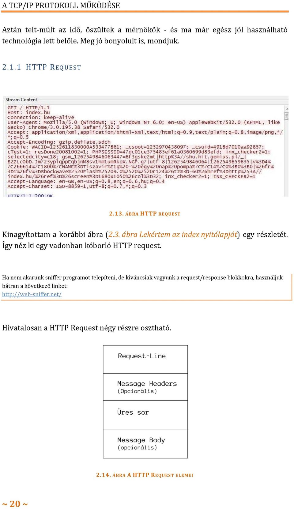 Így néz ki egy vadonban kóborló HTTP request.