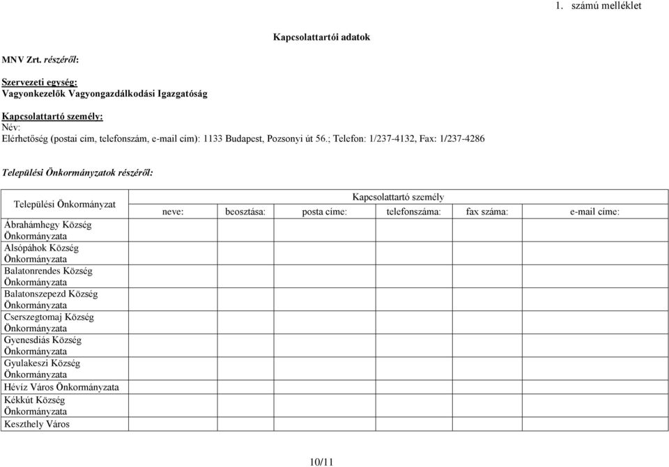 cím): 1133 Budapest, Pozsonyi út 56.