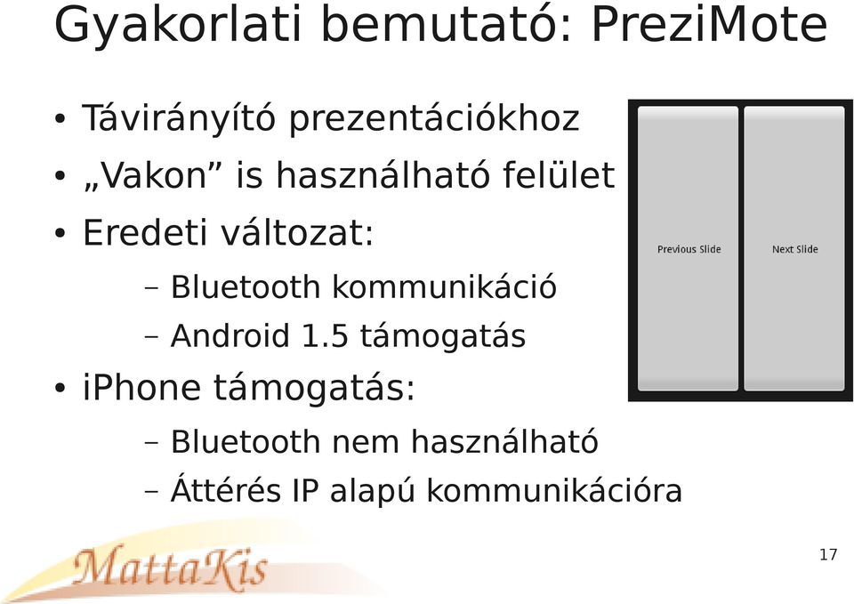 változat: Bluetooth kommunikáció Android 1.