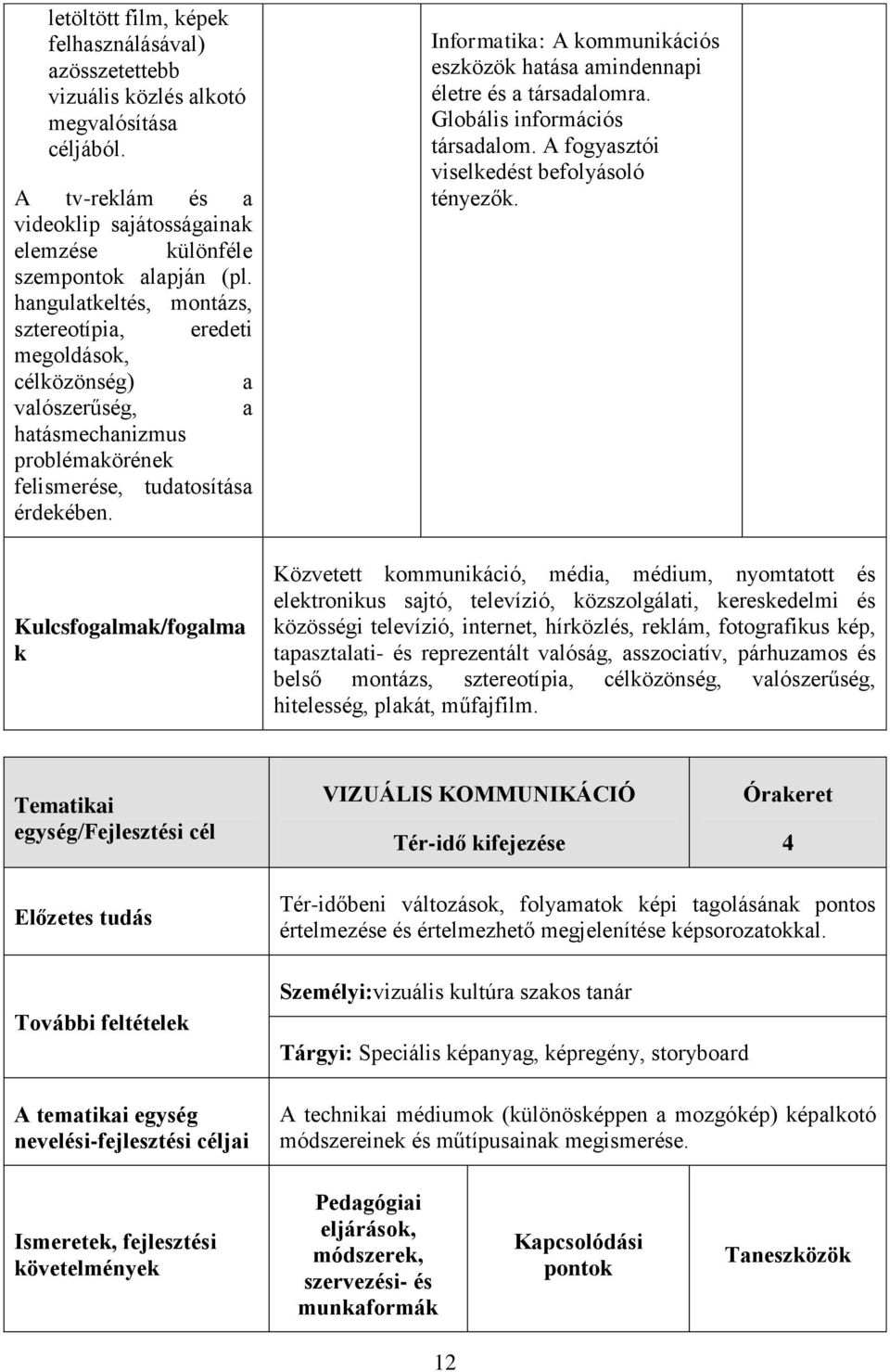 Kulcsfogalmak/fogalma k Informatika: A kommunikációs eszközök hatása amindennapi életre és a társadalomra. Globális információs társadalom. A fogyasztói viselkedést befolyásoló tényezők.