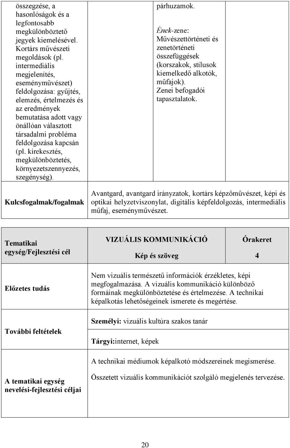 kirekesztés, megkülönböztetés, környezetszennyezés, szegénység). Kulcsfogalmak/fogalmak párhuzamok.