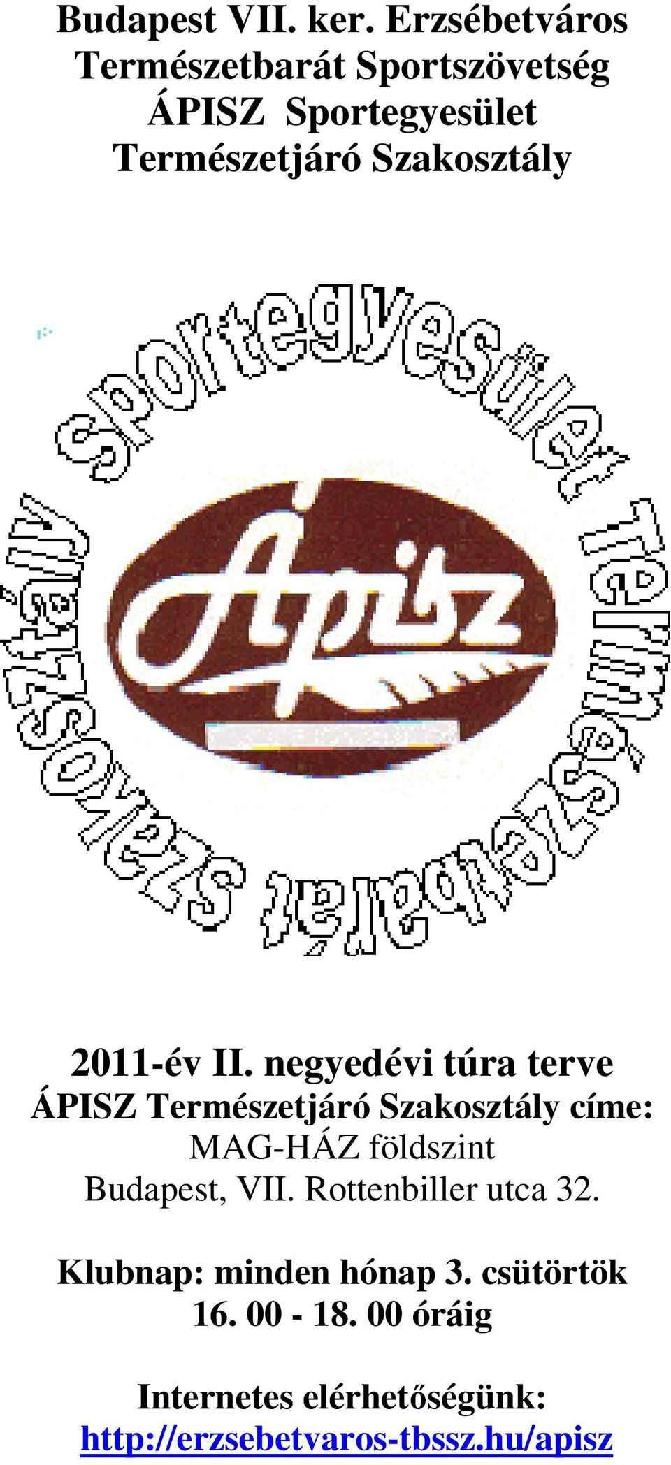 Szakosztály 2011-év II.