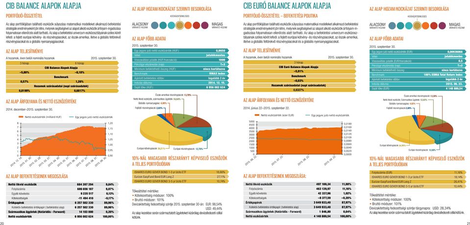 Az alap a befektetési univerzum eszközosztályainak széles körét lefedi: a fejlett európai kötvény- és részvénypiacokat, az észak-amerikai, illetve a globális feltörekvô részvénypiacokat és a globális