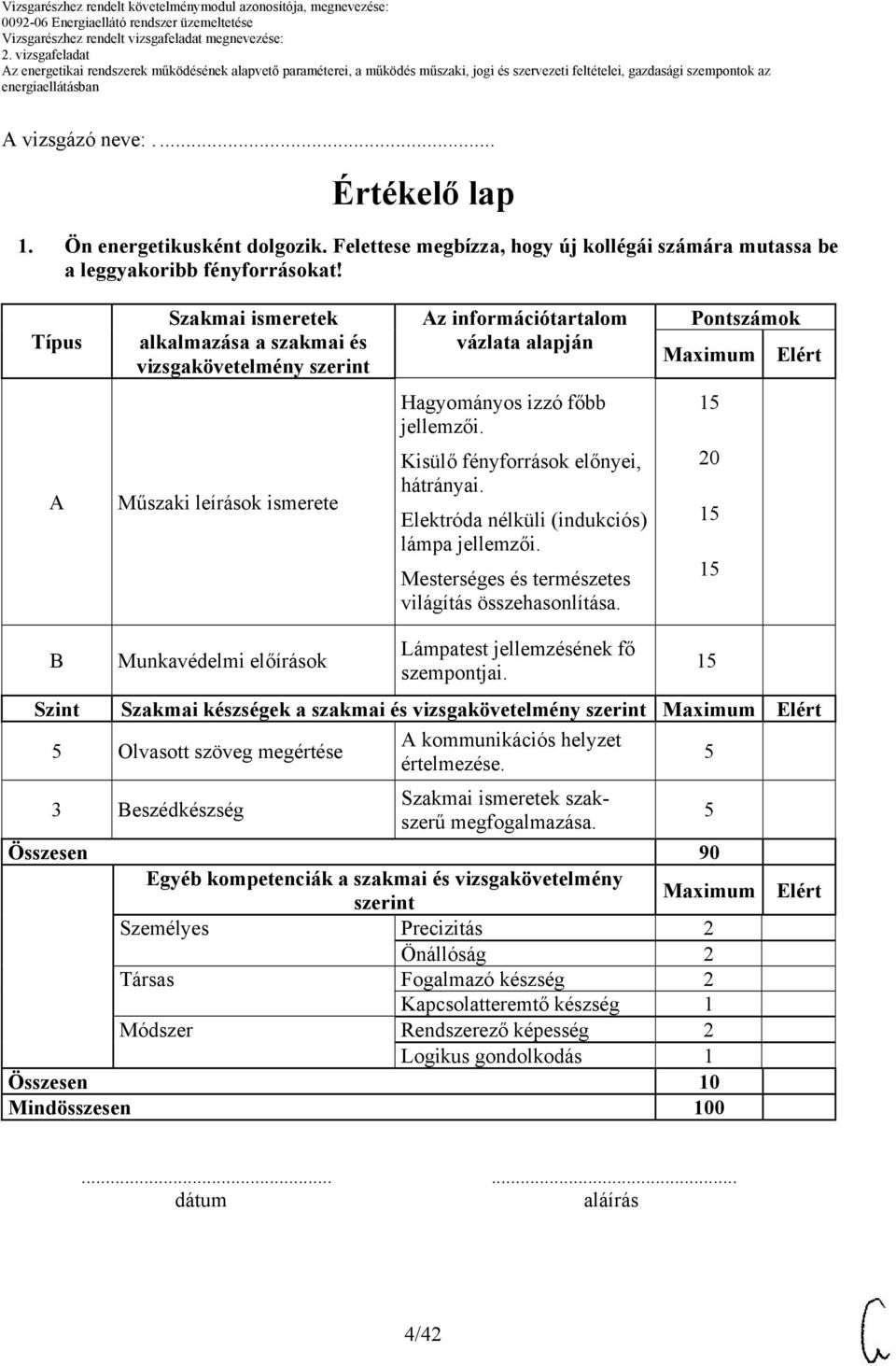 1 A Műszaki leírások ismerete Kisülő fényforrások előnyei, hátrányai. Elektróda nélküli (indukciós) lámpa jellemzői. Mesterséges és természetes világítás összehasonlítása.