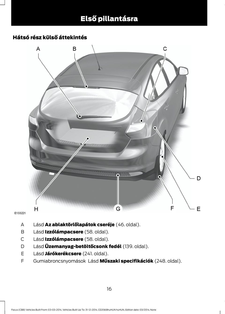 FORD FOCUS Kezelési kézikönyv - PDF Ingyenes letöltés