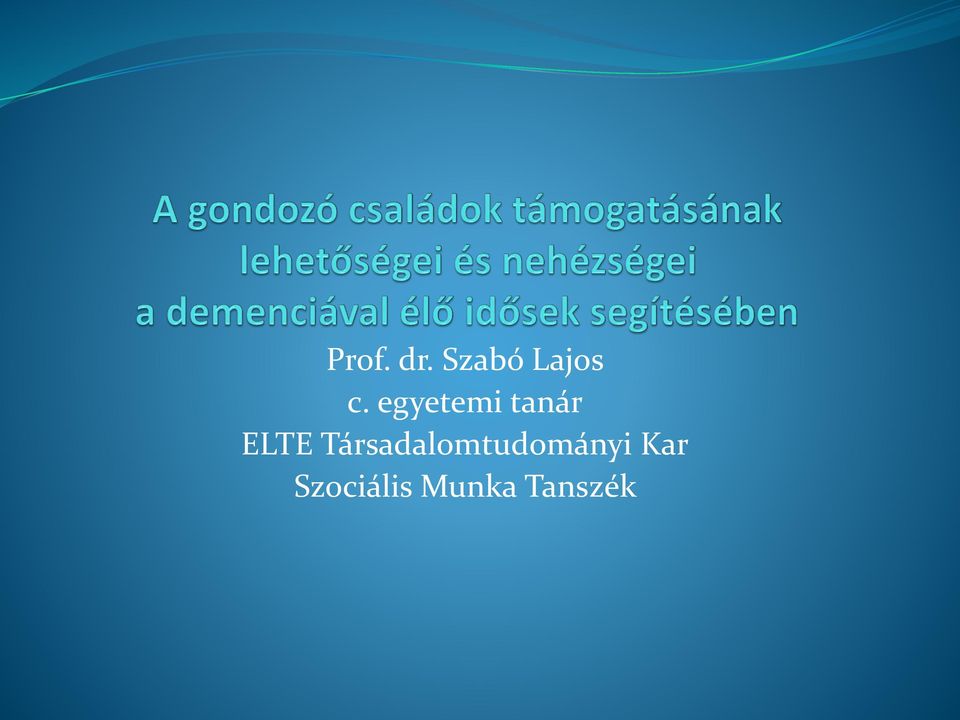 egyetemi tanár ELTE