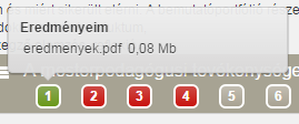 A piros piktogram azt jelenti, hogy az adott dokumentumcsoporthoz a jelképezett dokumentum feltöltése kötelező és a dokumentum kitöltése megkezdhető.