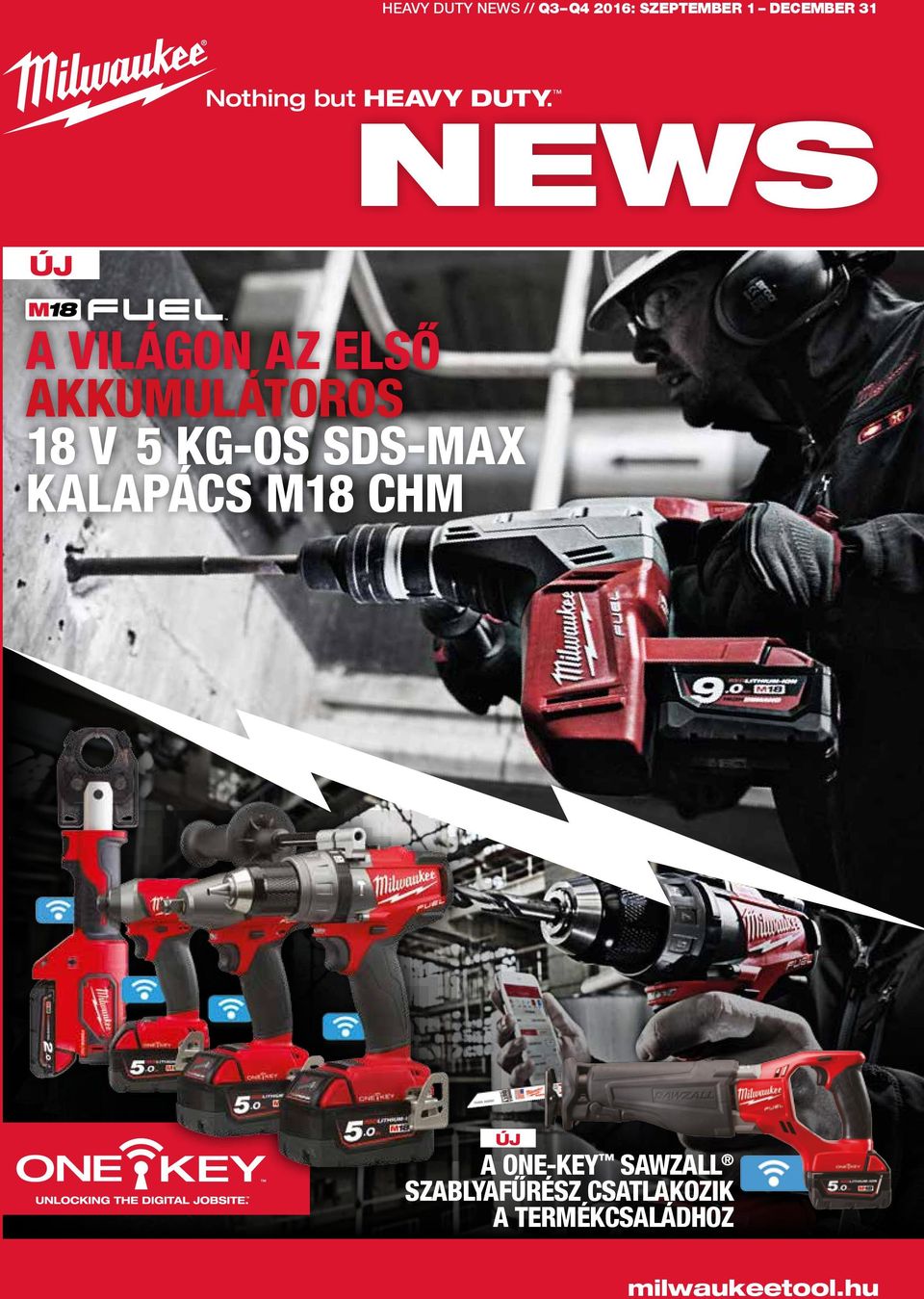 SDS-MAX KALAPÁCS M18 CHM A ONE-KEY SAWZALL