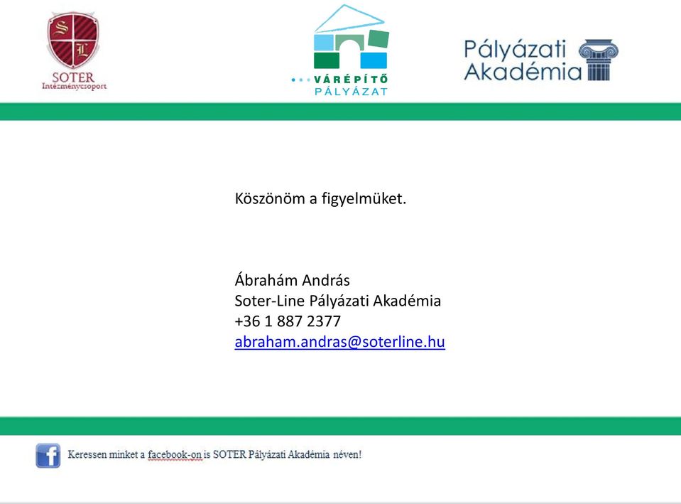 Pályázati Akadémia +36 1