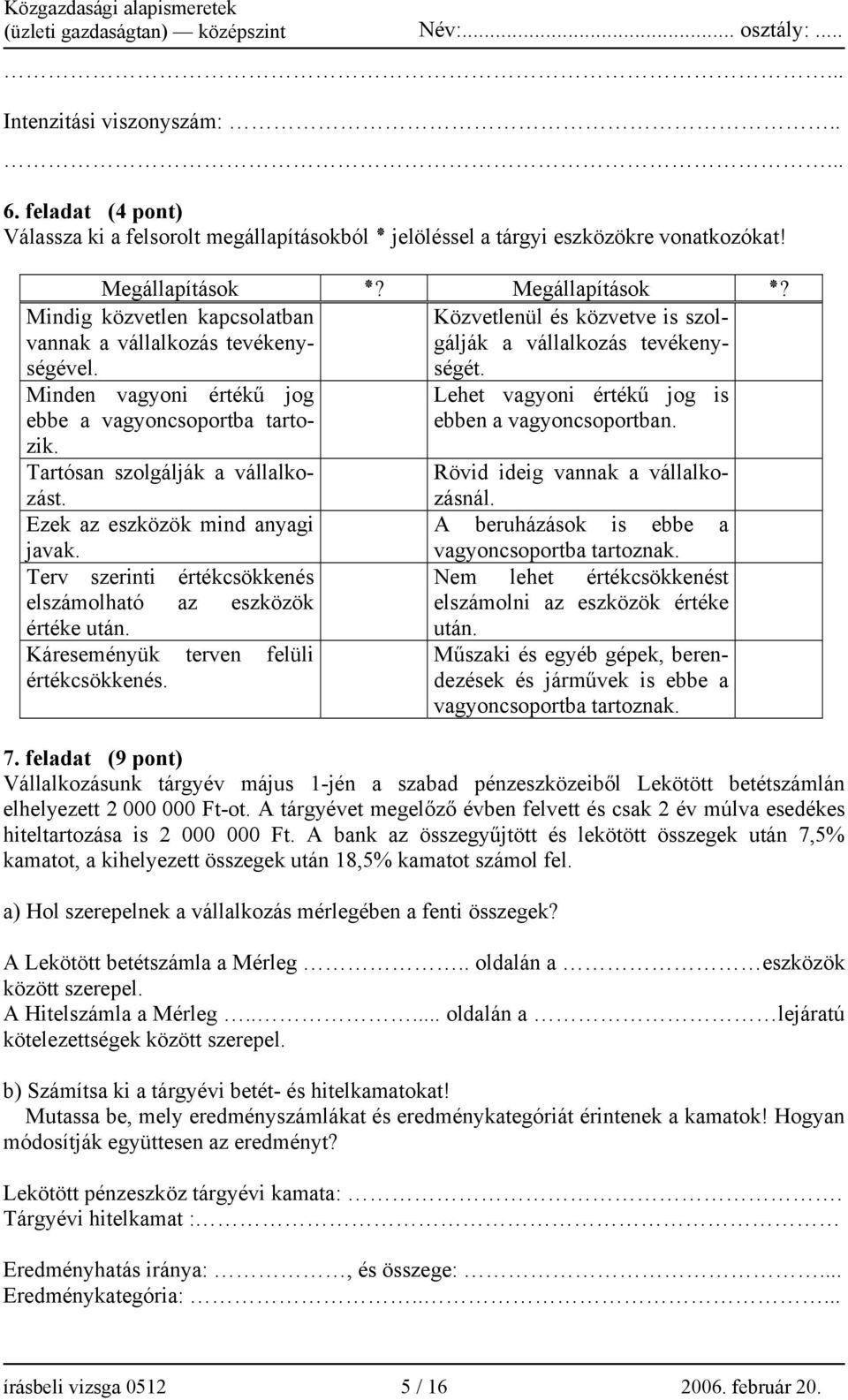 Minden vagyoni értékű jog ebbe a vagyoncsoportba tartozik. Tartósan szolgálják a vállalkozást. Ezek az eszközök mind anyagi javak. Terv szerinti értékcsökkenés elszámolható az eszközök értéke után.