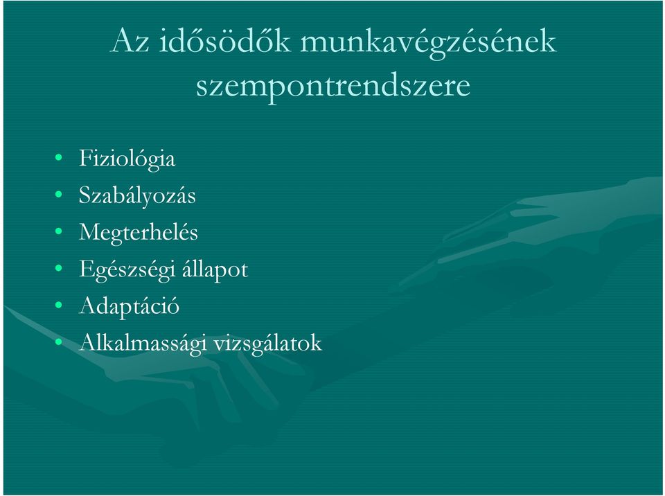 Megterhelés Egészségi