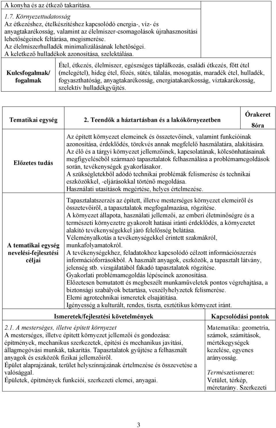 Az élelmiszerhulladék minimalizálásának lehetőségei. A keletkező hulladékok azonosítása, szelektálása.