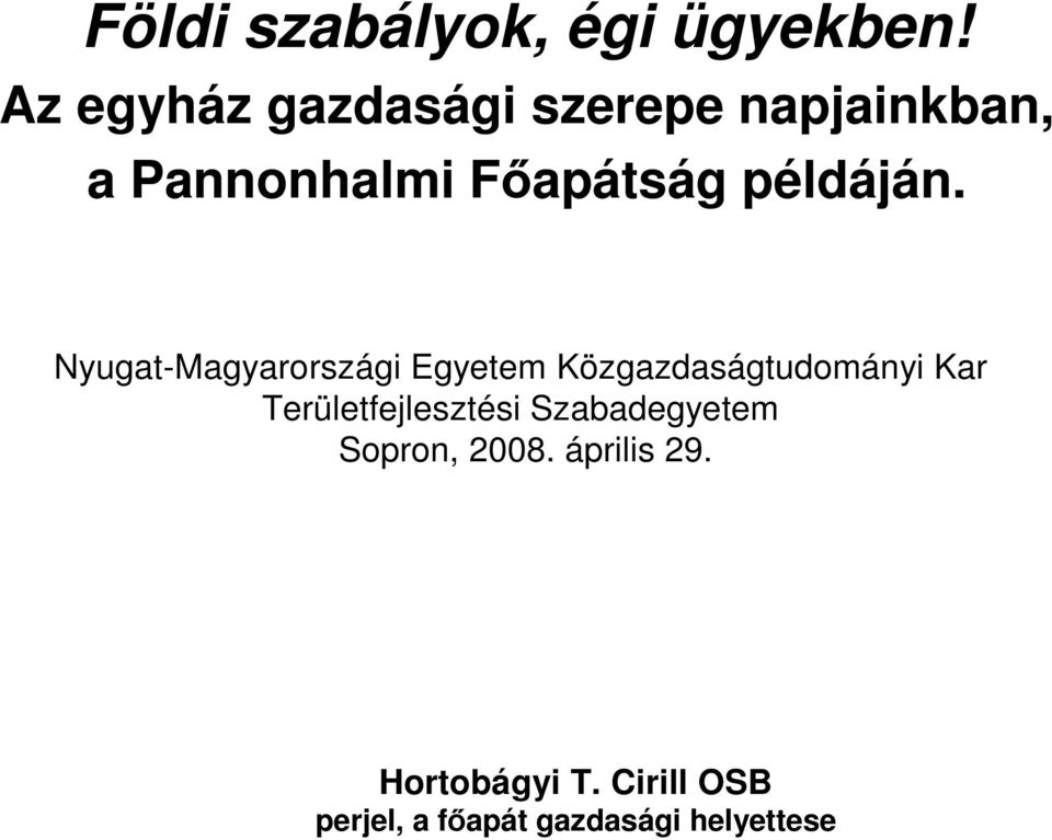 példáján.