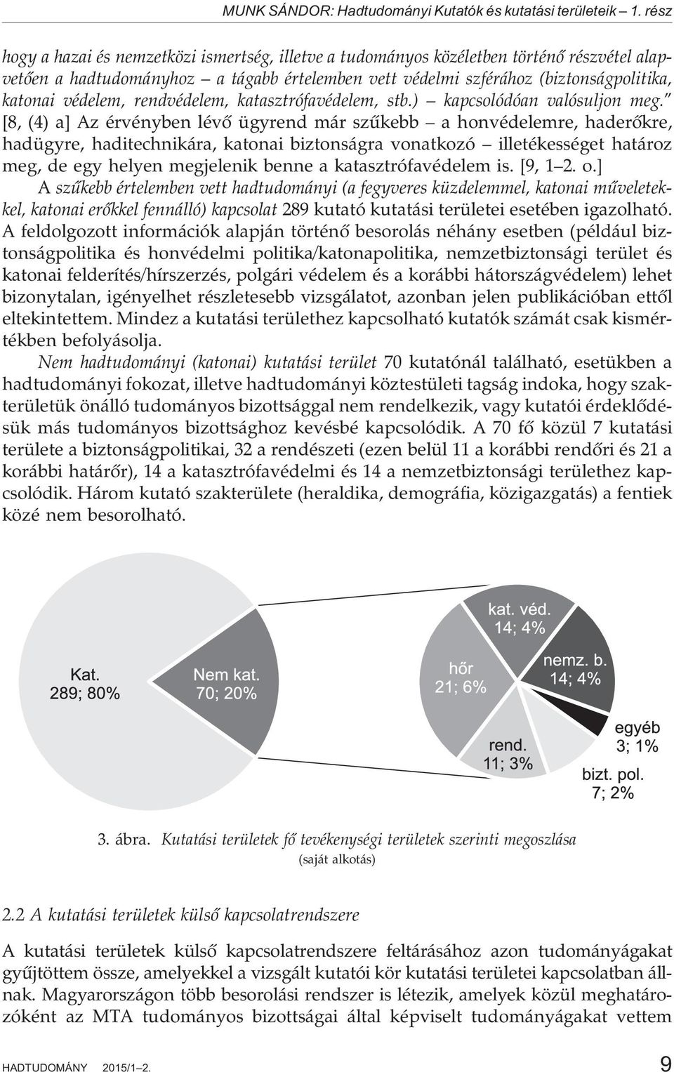 védelem, rendvédelem, katasztrófavédelem, stb.) kapcsolódóan valósuljon meg.
