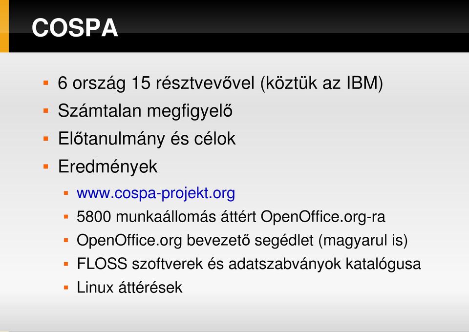 org 5800 munkaállomás áttért OpenOffice.org-ra OpenOffice.