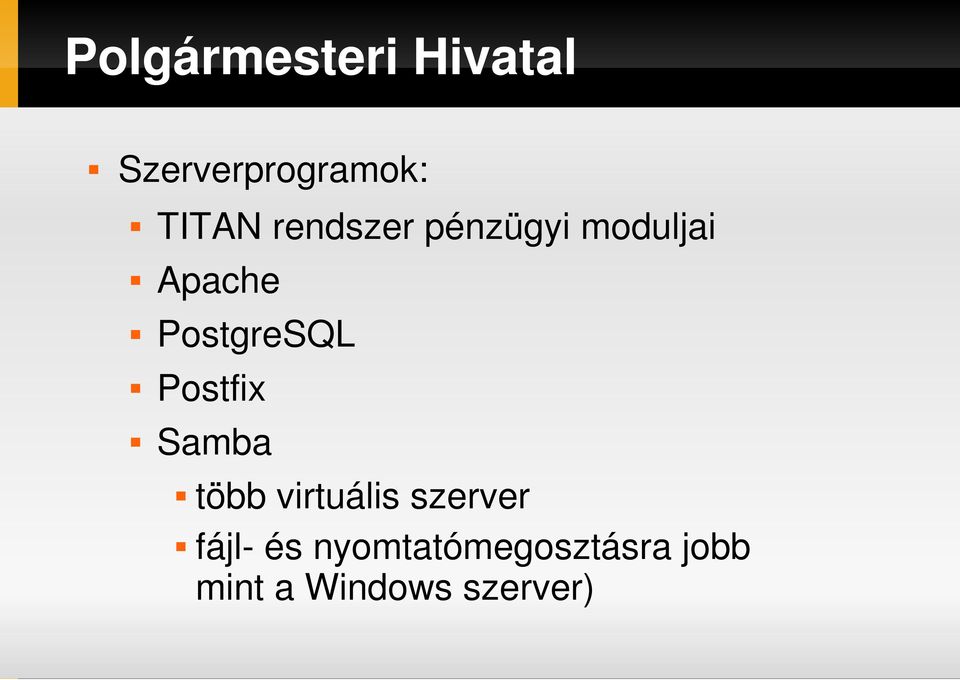 Postfix Samba több virtuális szerver fájl- és