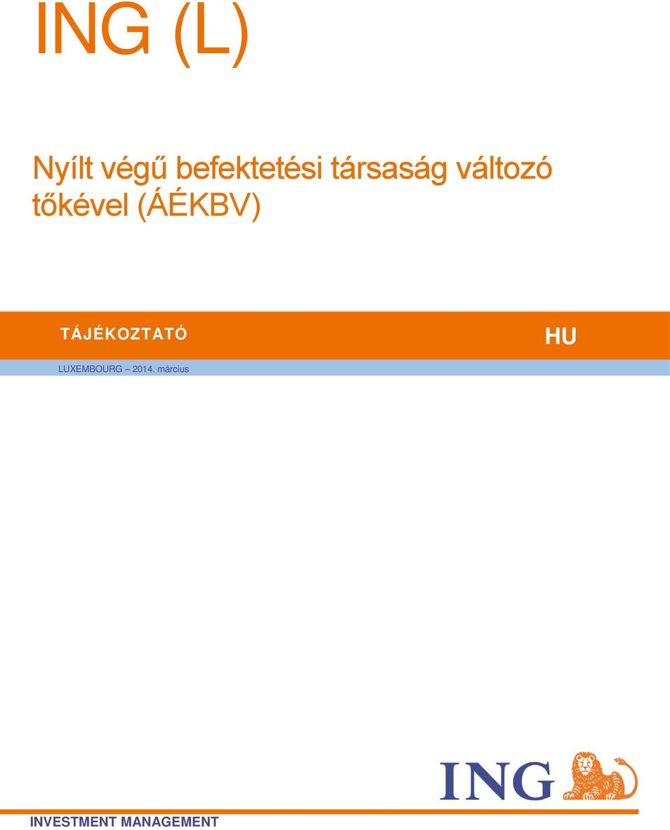 (ÁÉKBV) TÁJÉKOZTATÓ HU