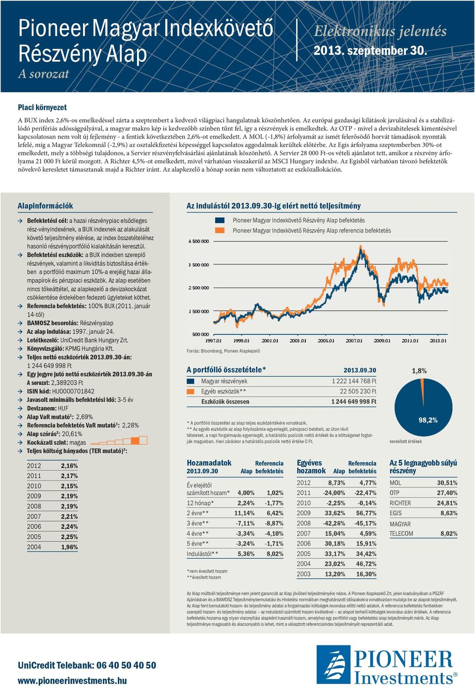 Az európai gazdasági kilátások javulásával és a stabilizálódó perifériás adósságpályával, a magyar makro kép is kedvezőbb színben tűnt fel, így a részvények is emelkedtek.