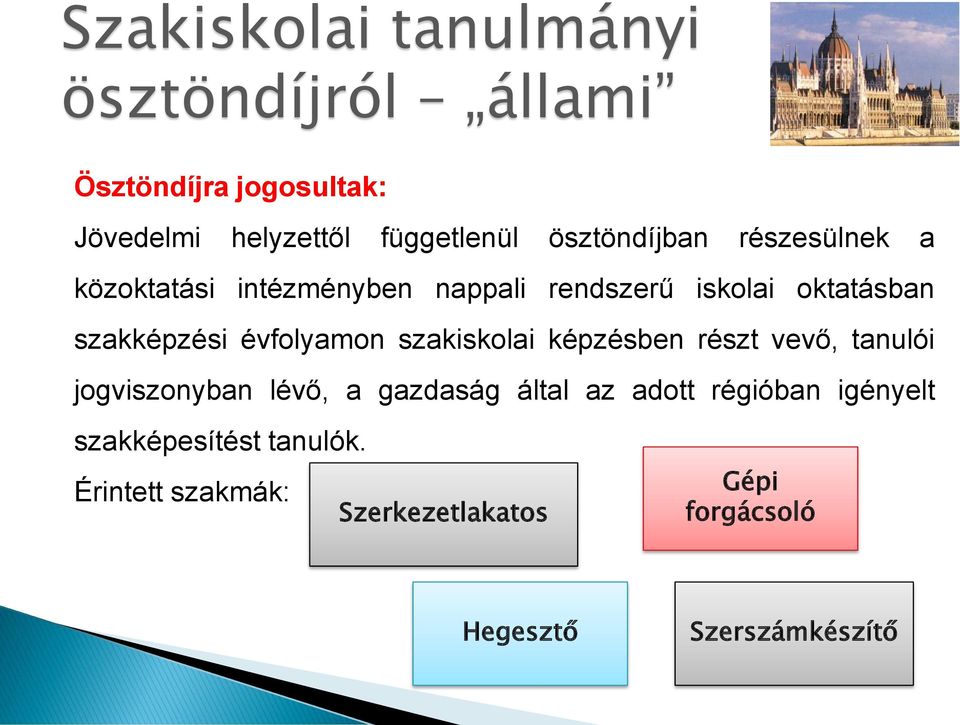 évfolyamon szakiskolai képzésben részt vevő, tanulói jogviszonyban lévő, a gazdaság által az adott