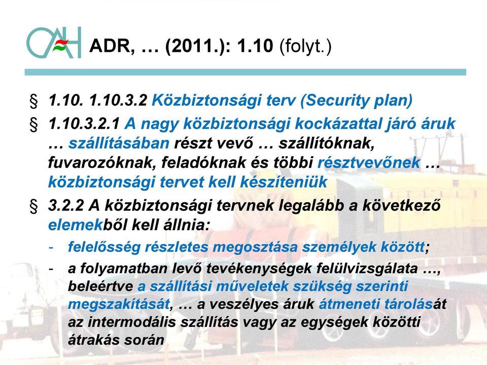 Közbiztonsági terv (Security plan) 1.10.3.2.