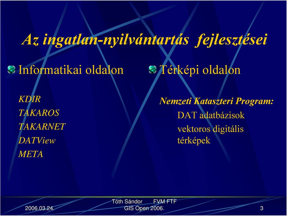 TAKARNET DATView META Nemzeti Kataszteri Program: